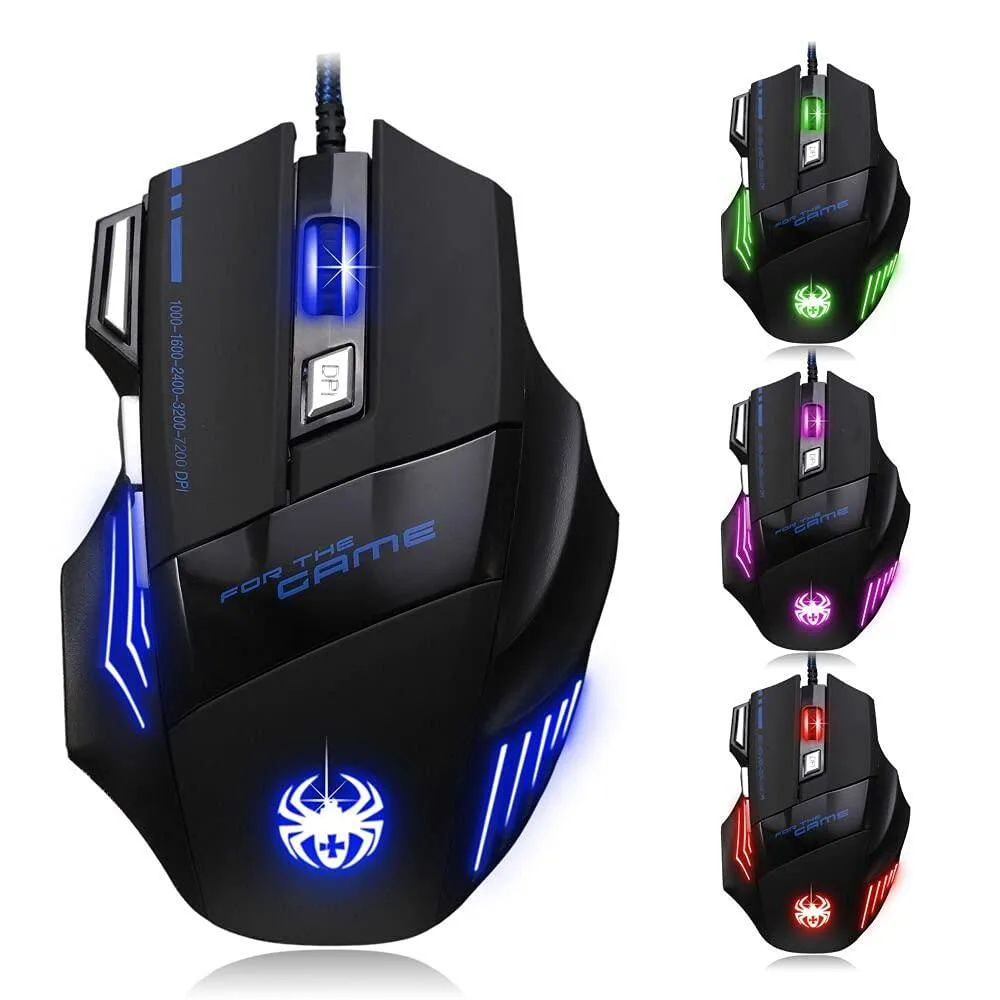 ASUS AFUNTA T80 7200 DPI 16-Button Gaming Mouse Black — 商品写真