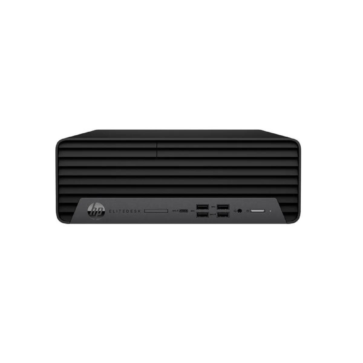 Compact black HP EliteDesk 805 G6 small-form-factor desktop tower