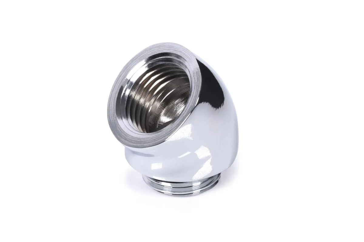 Alphacool Alphacool Eiszapfen 45° G1/4 Adaptor Chrome Brass 17591 — product photo