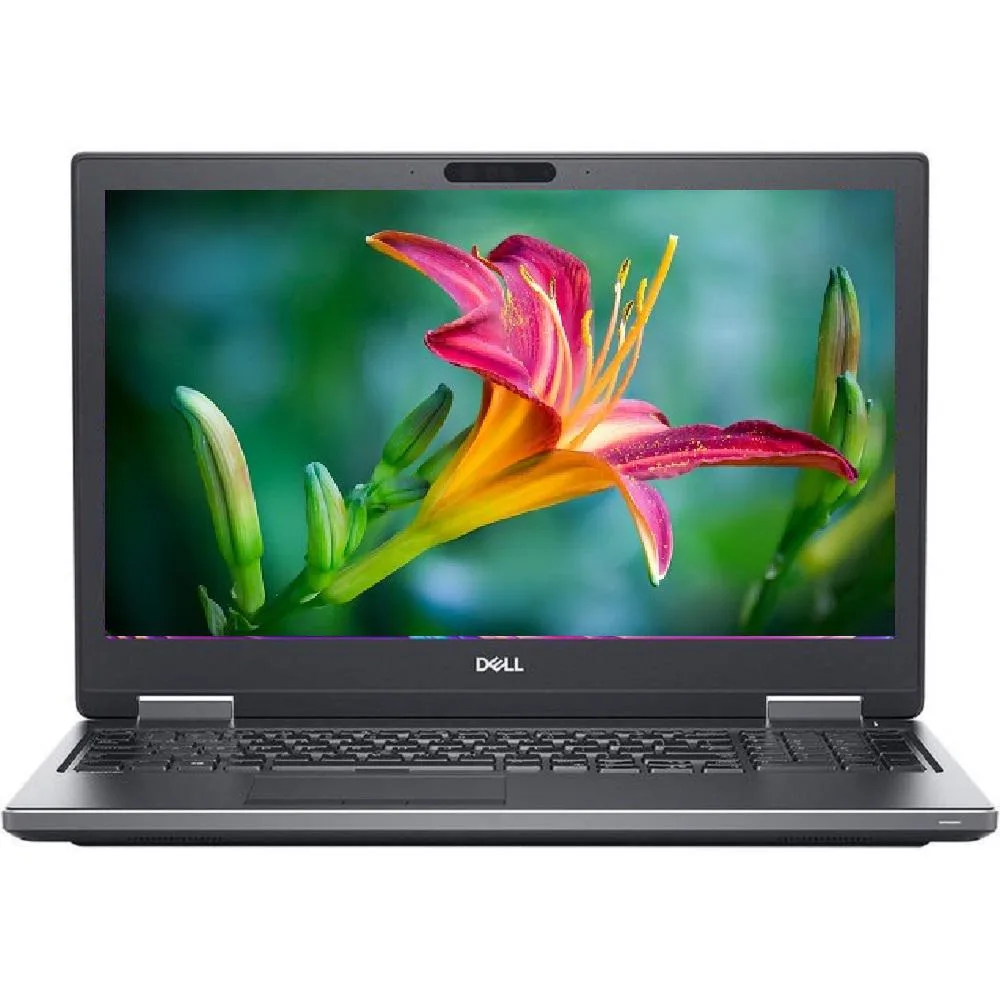 Black Dell Precision 7510 laptop with 15.6 inch non-touch screen