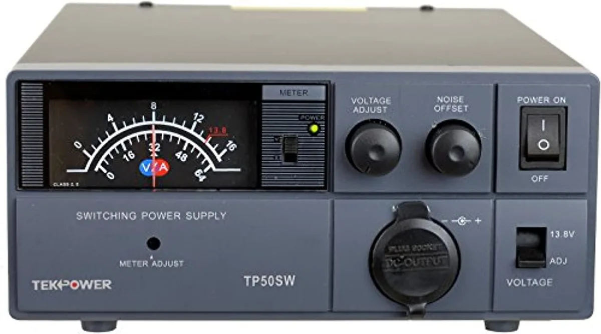 Tekpower TekPower TP50SW 50A 13.8V DC Power Supply with Cigarette Plug — photo du produit