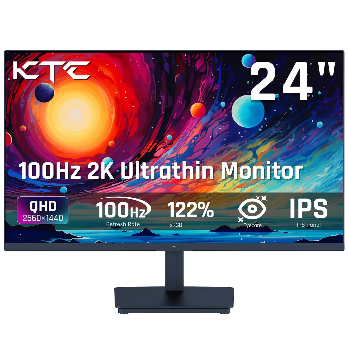 KTC KTC H24T27 24" 100Hz QHD IPS gaming monitor — photo du produit