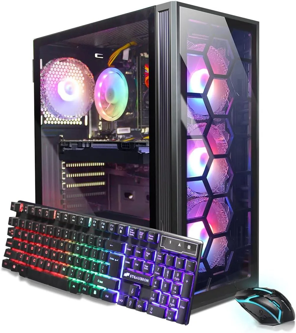 STGAubron STGAubron ABR1924 Gaming PC Intel Core i7-8750H RTX 3050 6G 16G DDR4 512G SSD — photo du produit