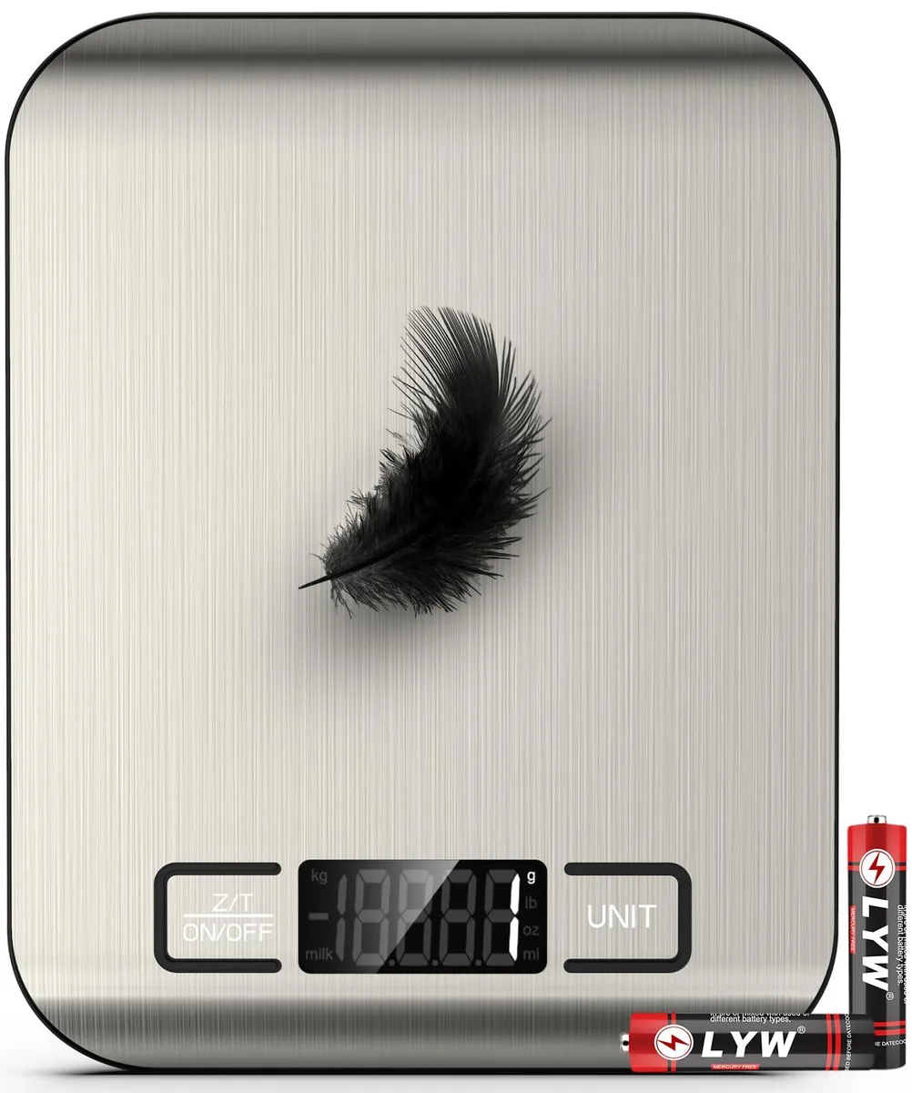  Mi CX-2012 Mini Bath Scale 22 lb 7 x 5.5 x .7 in Silver — product photo
