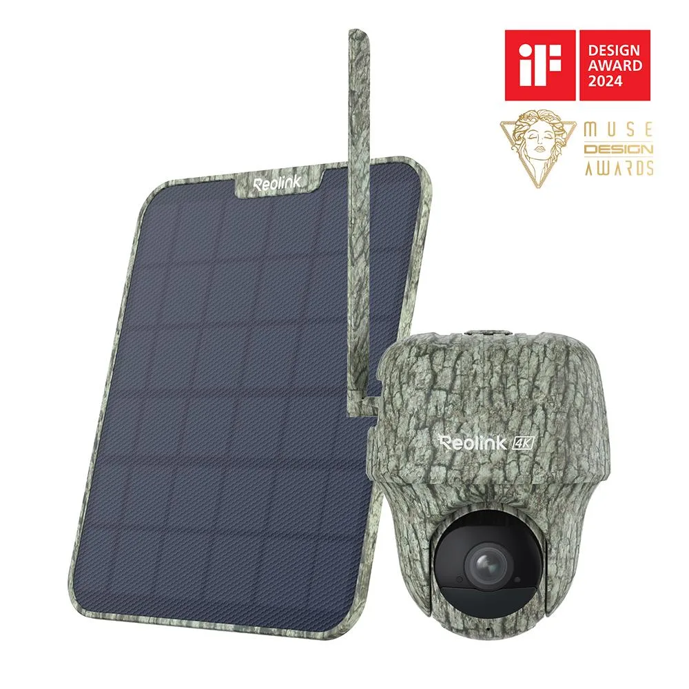 Reolink Reolink Go Ranger PT + Solar Panel 2 4K 8MP 4G LTE Wildlife Camera — product photo