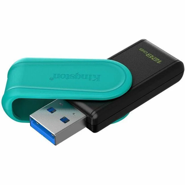 Kingston Technology Corp. Kingston DataTraveler Exodia S USB flash drive 128 GB USB 3.2 Gen 1 Black Turquoise — toote foto