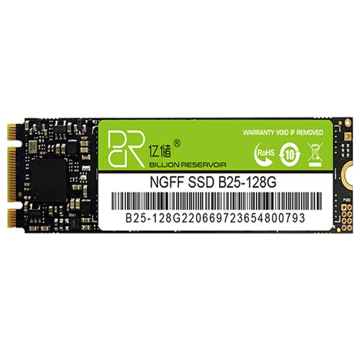 DUCI DUCI 128GB NGFF M.2 internal SSD 522MB/s Green — product photo