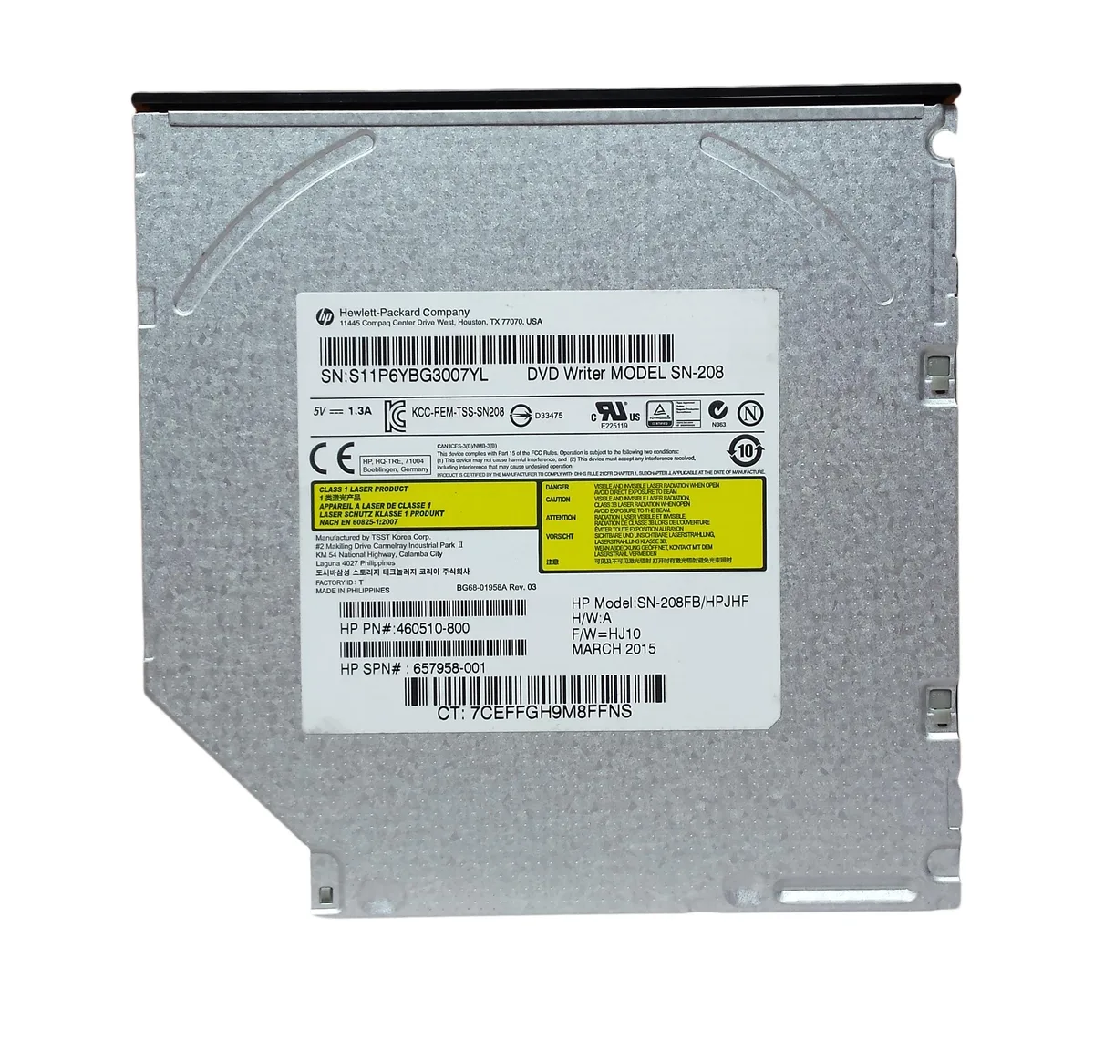 Toshiba Toshiba TF3D416G3200HC16FDC01 DVD burner — product photo