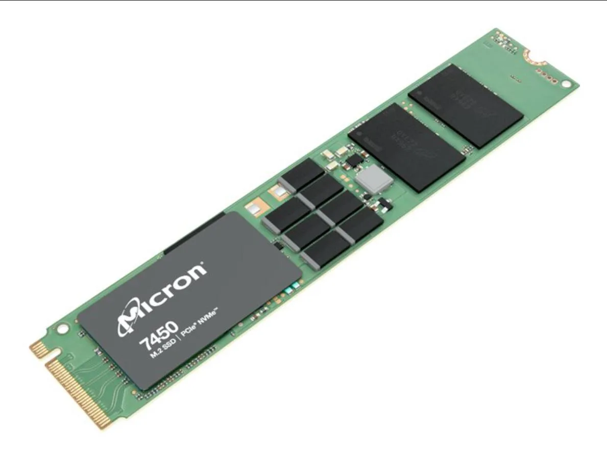 Crucial Crucial 3.84 TB 7450 PRO SED M.2 22110 PCIe 4.0 NVMe internal SSD — product photo