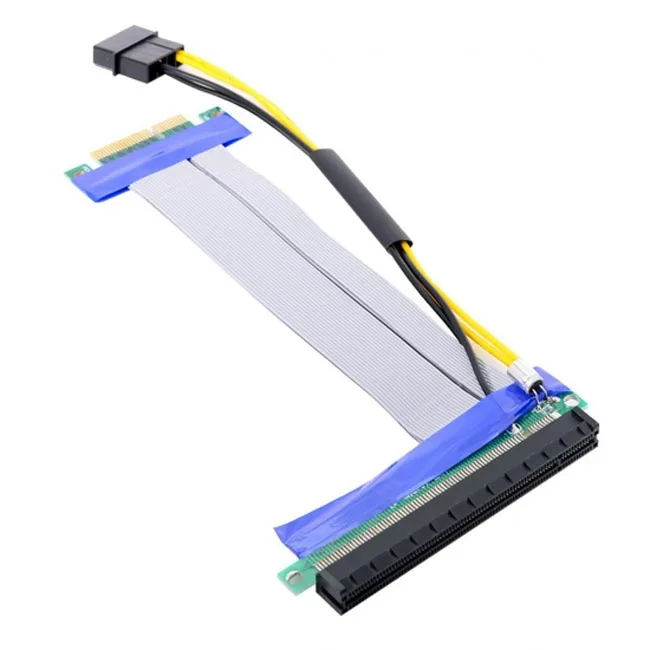 SHENZHEN JIMIER ELECTRONICS CO,. LTD. SHENZHEN JIMIER ELECTRONICS CO,. LTD. PCI-E 4x to 16x Riser Card 15cm EP-005 — Produktfoto