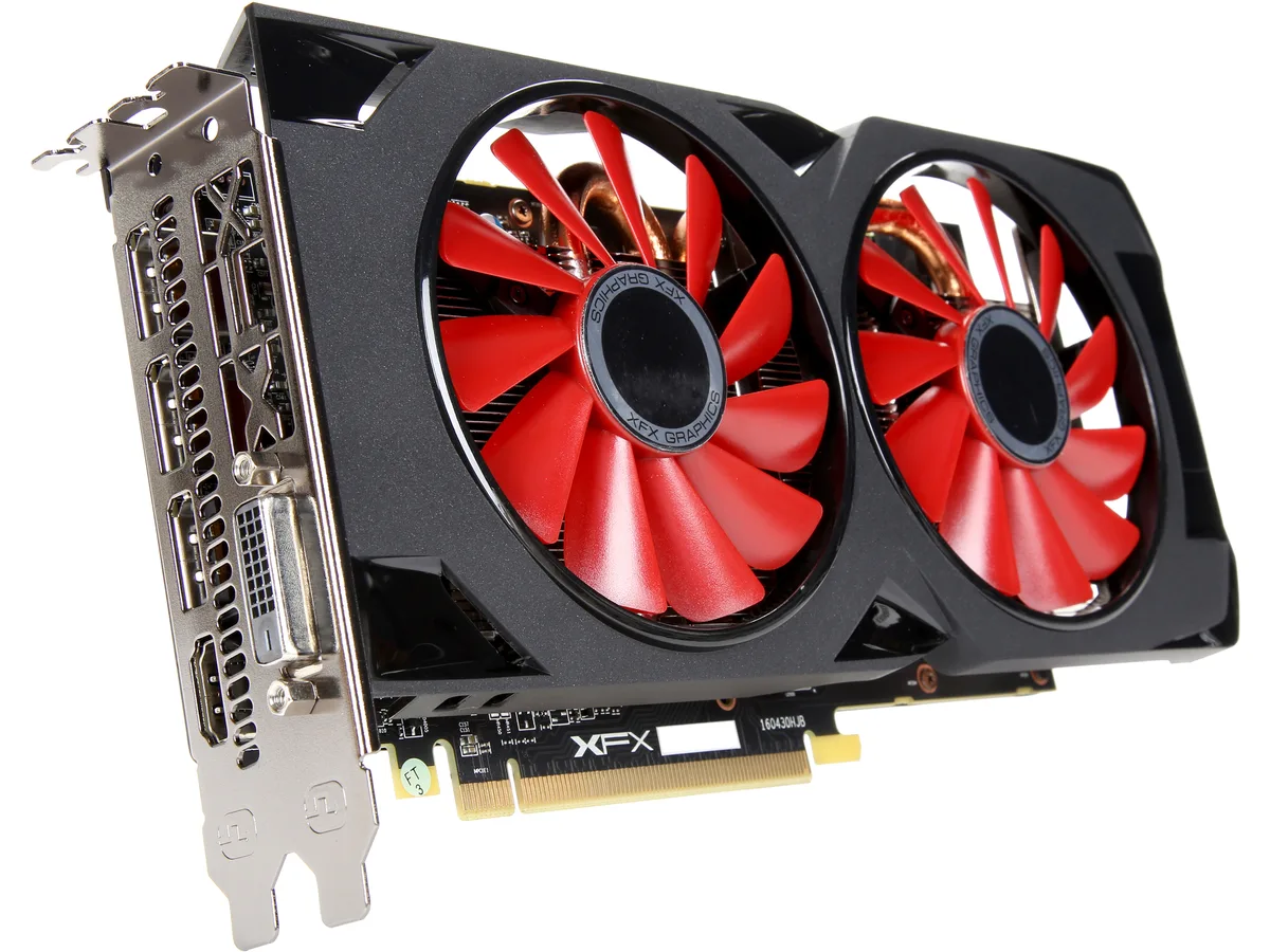 XFX XFX Radeon RX 570 RX-570P8DFD6 graphics card — product photo
