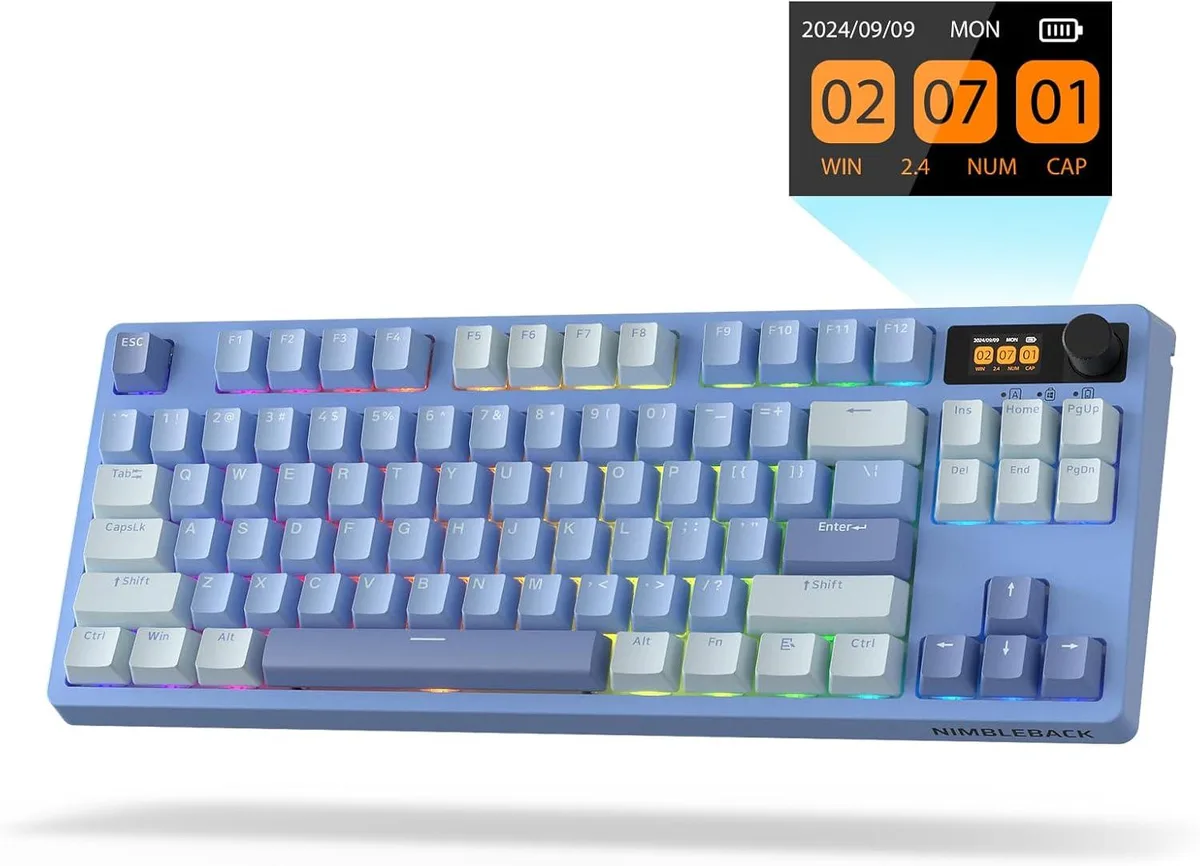 LTC LTC Nimbleback NB841 PRO 75% Wireless Mechanical Gaming Keyboard 84 Keys Linear Switch — product photo