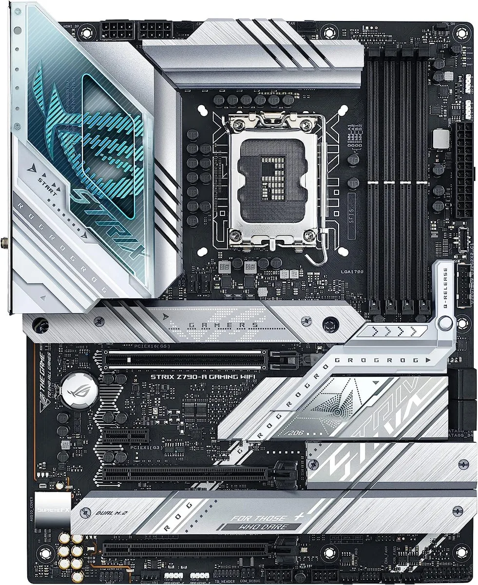 ASUS ASUS ROG Strix Z790-A Gaming WiFi D5 16+1 power stages four M.2 slots PCIe 5.0 Intel motherboard — product photo