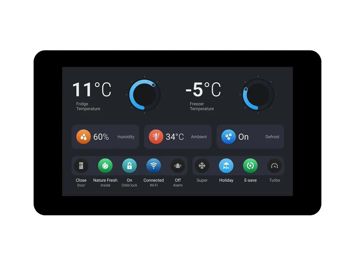 LORDWORLD LORDWORLD ESP32-S3 7inch Touch Display Development Board Type B 1024×600 — 제품 사진