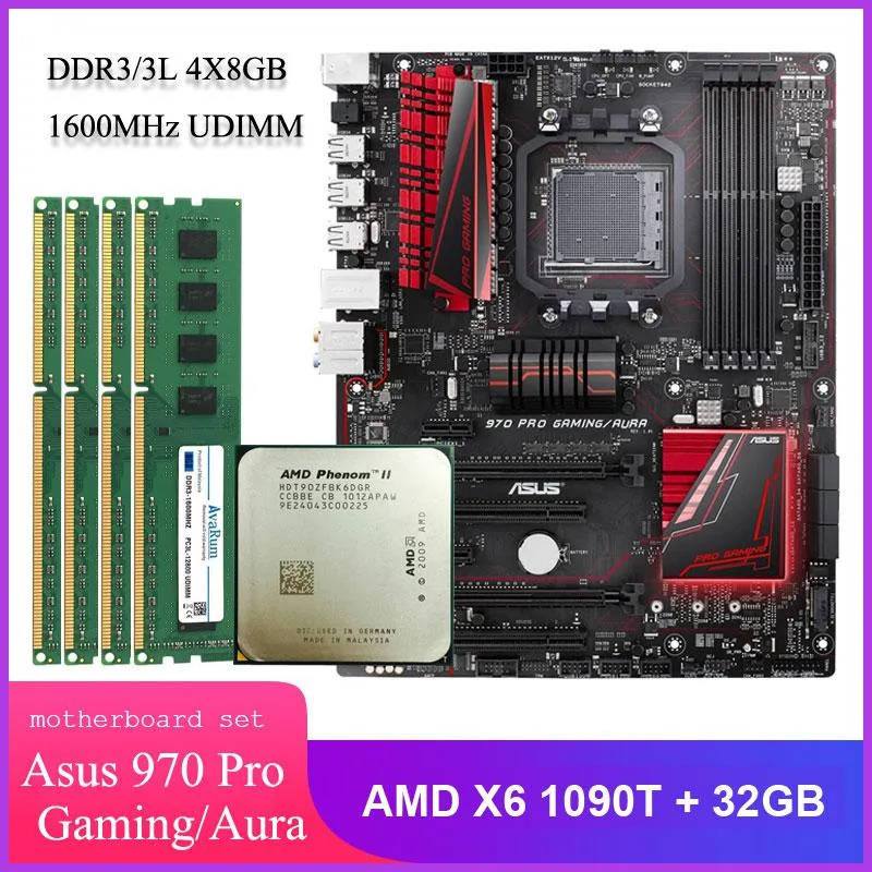 Avarum Avarum ASUS 970 PRO GAMING/AURA Combo: Phenom II X6 1090T, 32GB DDR3L 1600MHz — 商品写真