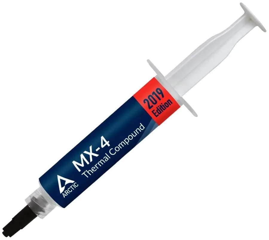 Grey thermal paste in an 8g syringe with resealable cap