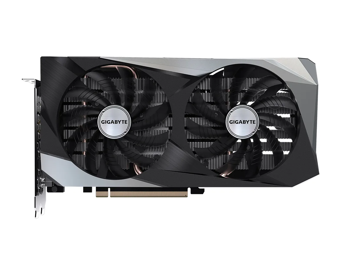 GIGABYTE GIGABYTE GV-N3050WF2OC-8GD WINDFORCE GeForce RTX 3050 graphics card — photo du produit