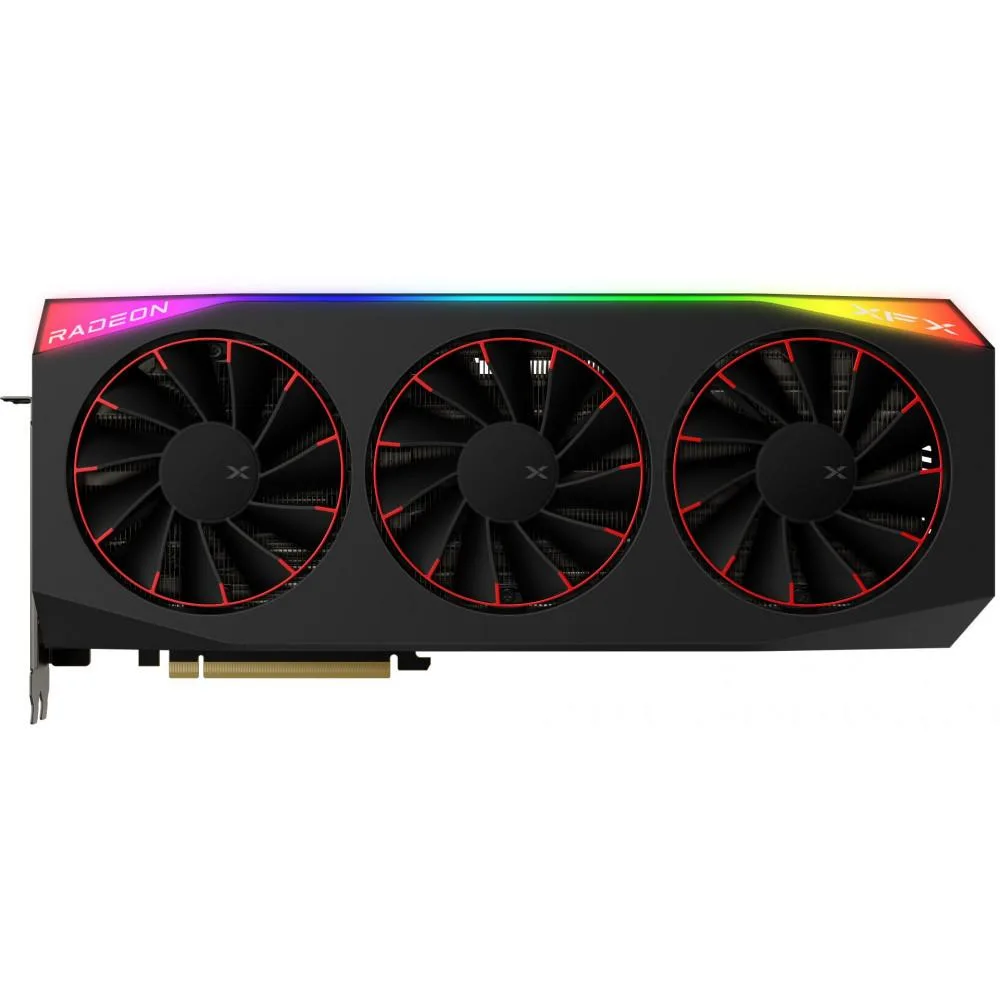 XFX Mercury Radeon RX 9070 XT graphics card with Magnetic Air cooler and RGB lighting