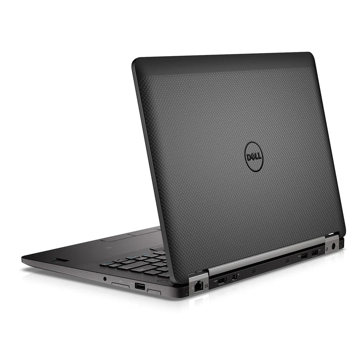 Black Dell Latitude E7270 12.5 inch FHD laptop closed view
