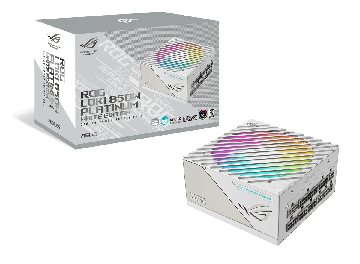 ASUS ASUS ROG-LOKI-850P-SFX-L-WHITE-GAMING power supply — product photo