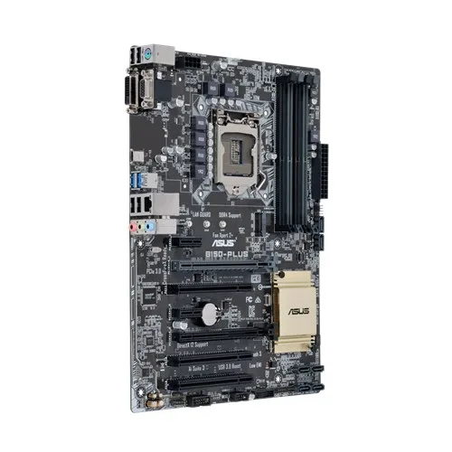 ATX motherboard in anti-static bag with I/O shield
