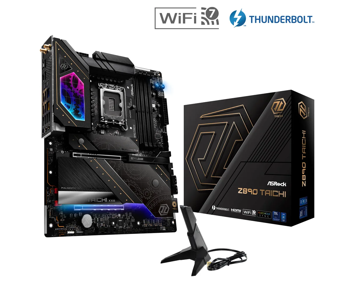 ASRock ASRock Z890 Taichi Intel motherboard LGA 1851 ATX 256GB DDR5 — product photo