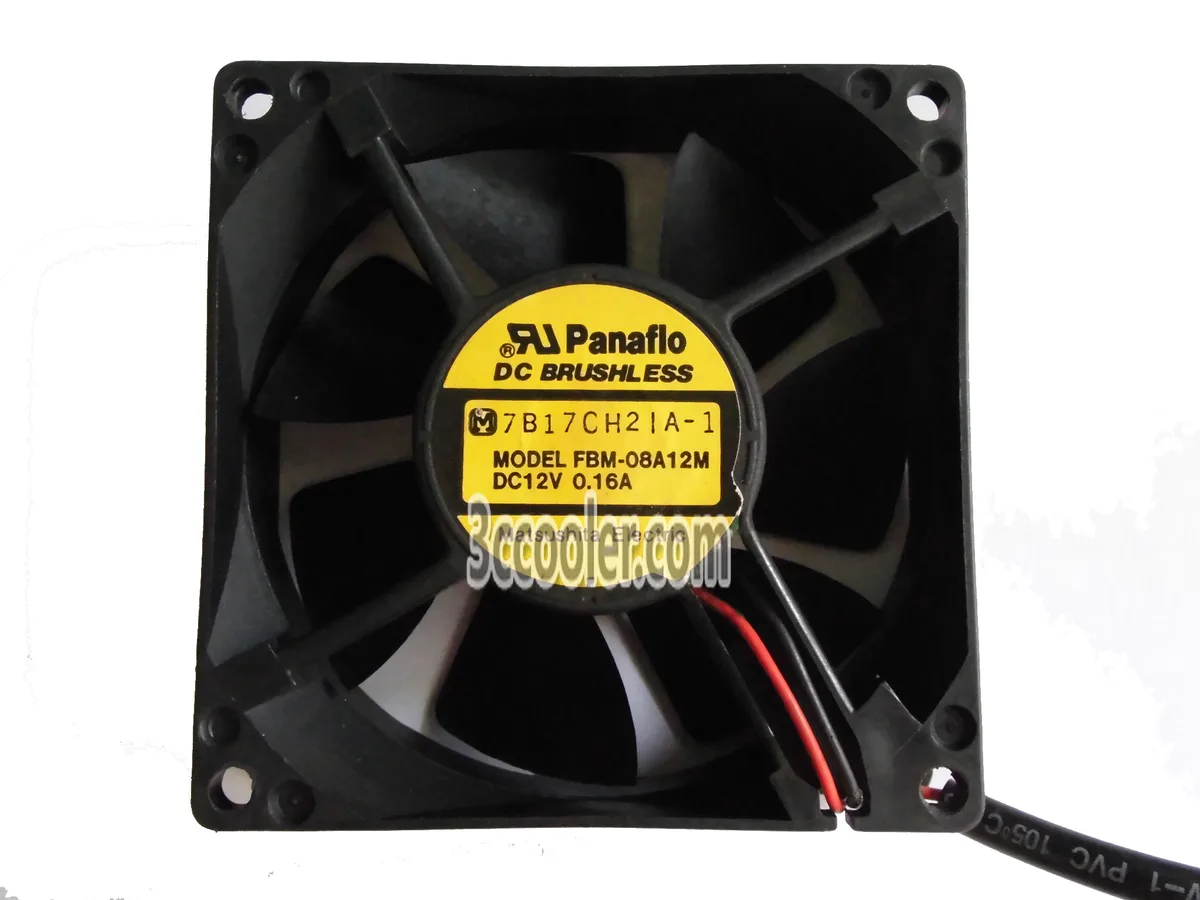 OEM Industries OEM Industries FBM-08A12M 80mm 12V 0.16A Ball Bearing CPU Cooler — ürün fotoğrafı