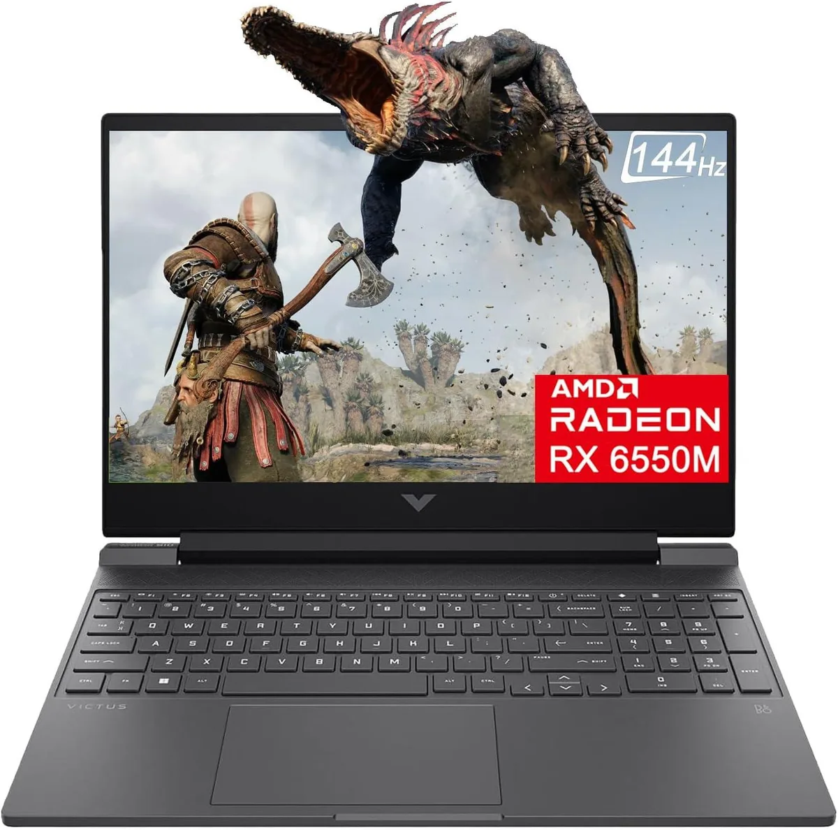 HP HP Victus 15 gaming laptop AMD Ryzen 5 7535HS 32GB DDR5 1TB SSD Radeon RX 6550M 15.6" 144Hz — foto del prodotto