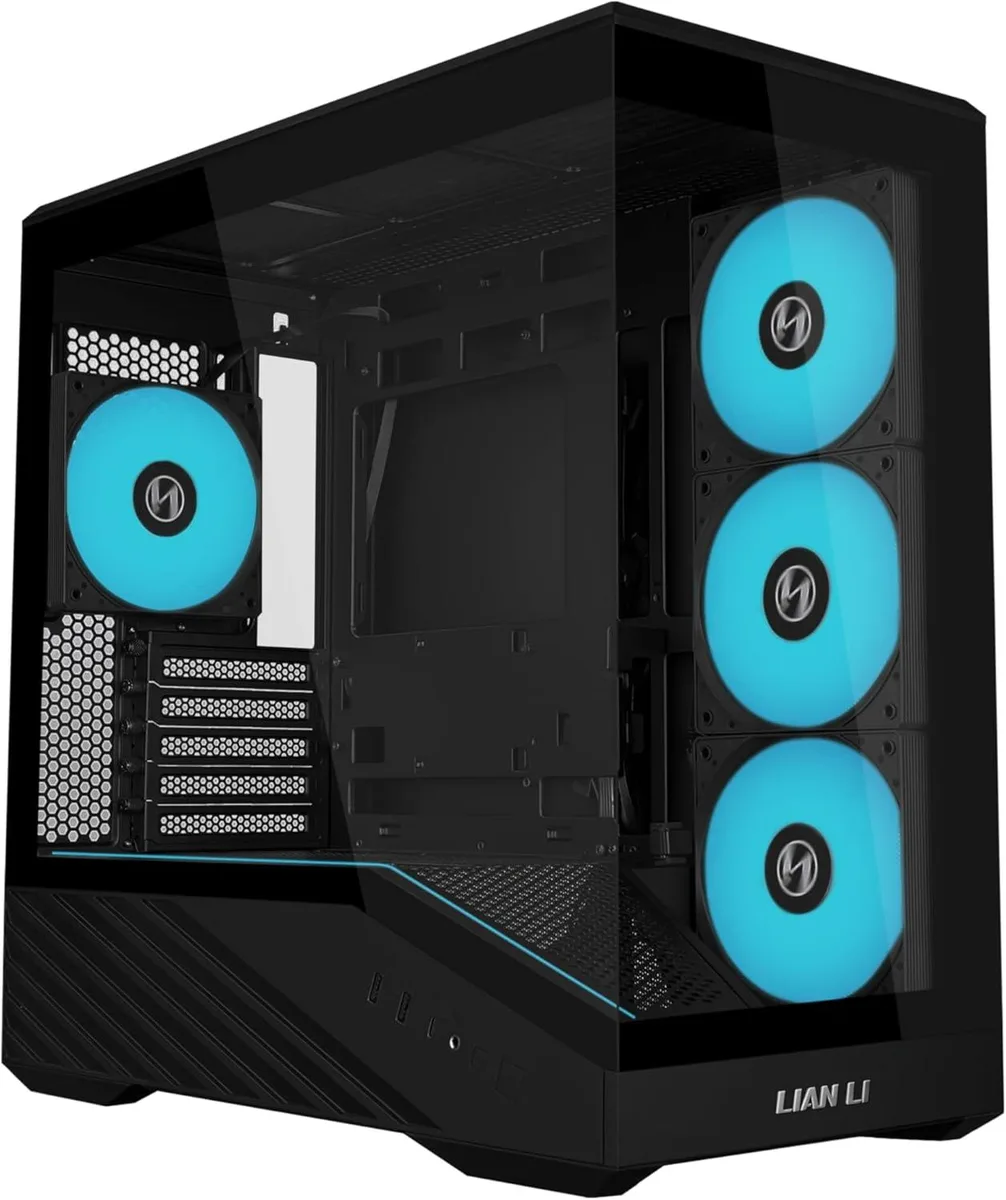 Lian Li Lian Li V100RMIX PC Case Black Micro-ATX 415mm GPU 360mm Radiator — photo du produit