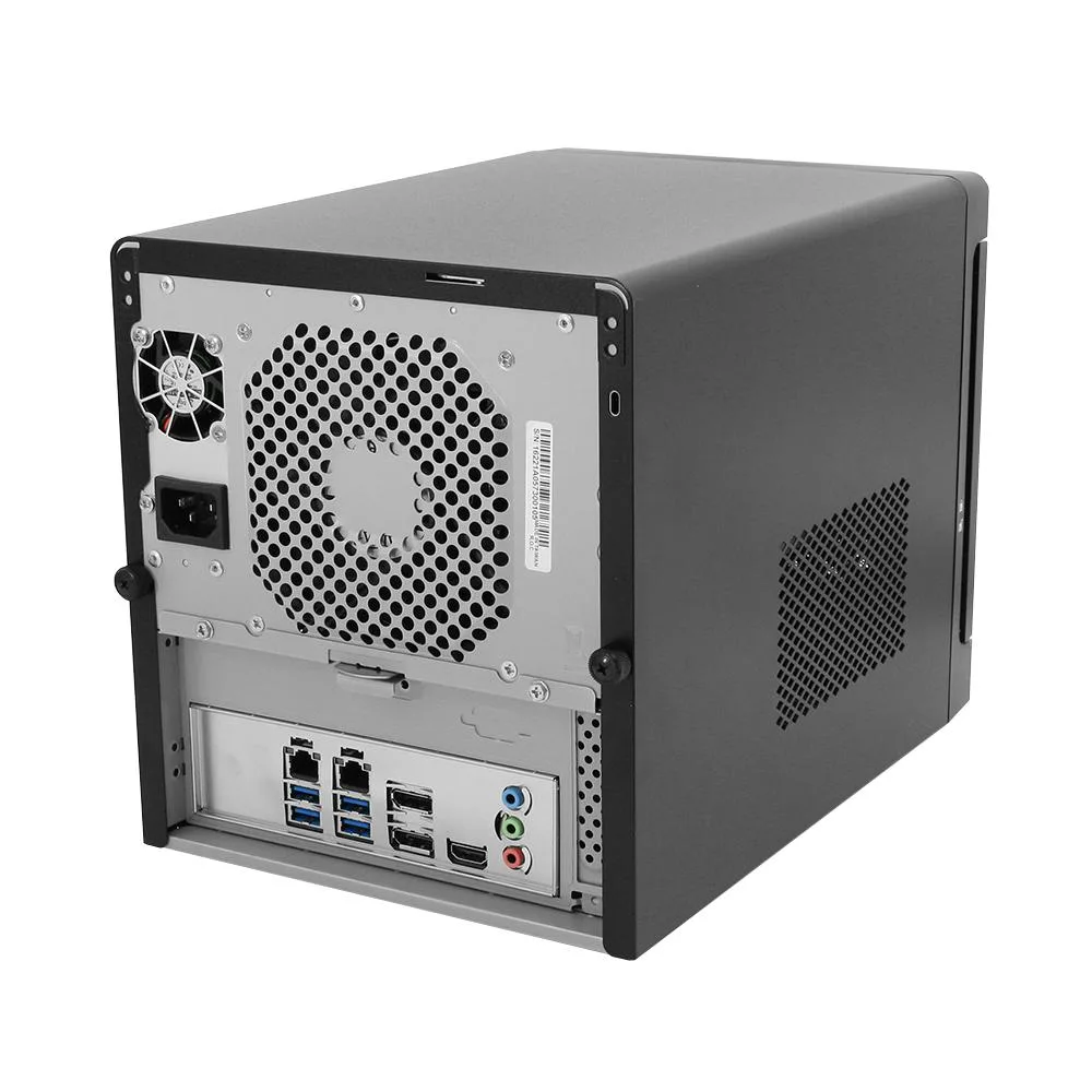 MITXPC MITXPC NAS-PH13 4-Bay Low Energy Home Server Dual LAN barebone mini PC — produkto nuotrauka