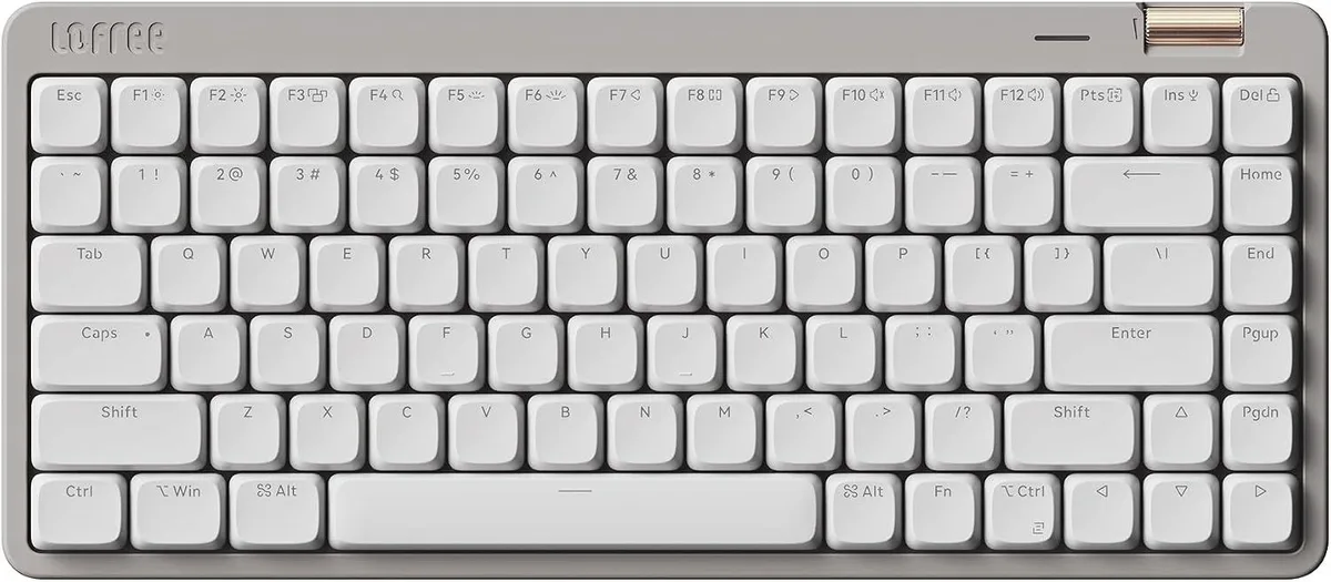 TUKO TUKO Flow Lite 84 Keys 75% Low Profile Mechanical Gaming Keyboard Specter Linear Switches Marble — produktbild