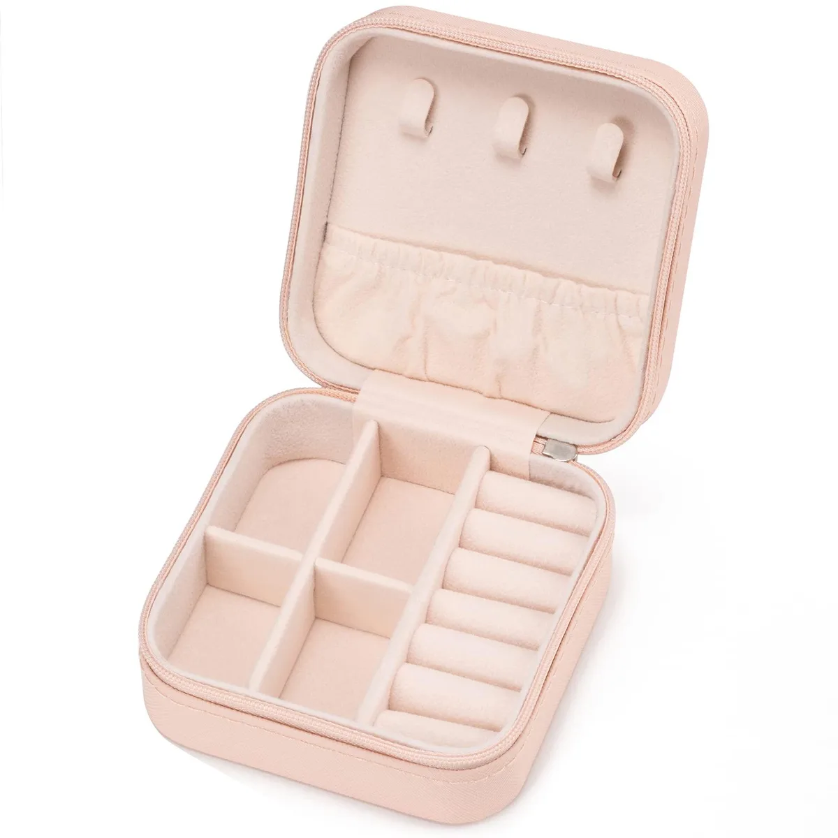  VOMNA PUJB01 Jewelry Accessory Pink Faux Leather 4 in x 4 in x 1.97 in 1 pack — صورة المنتج
