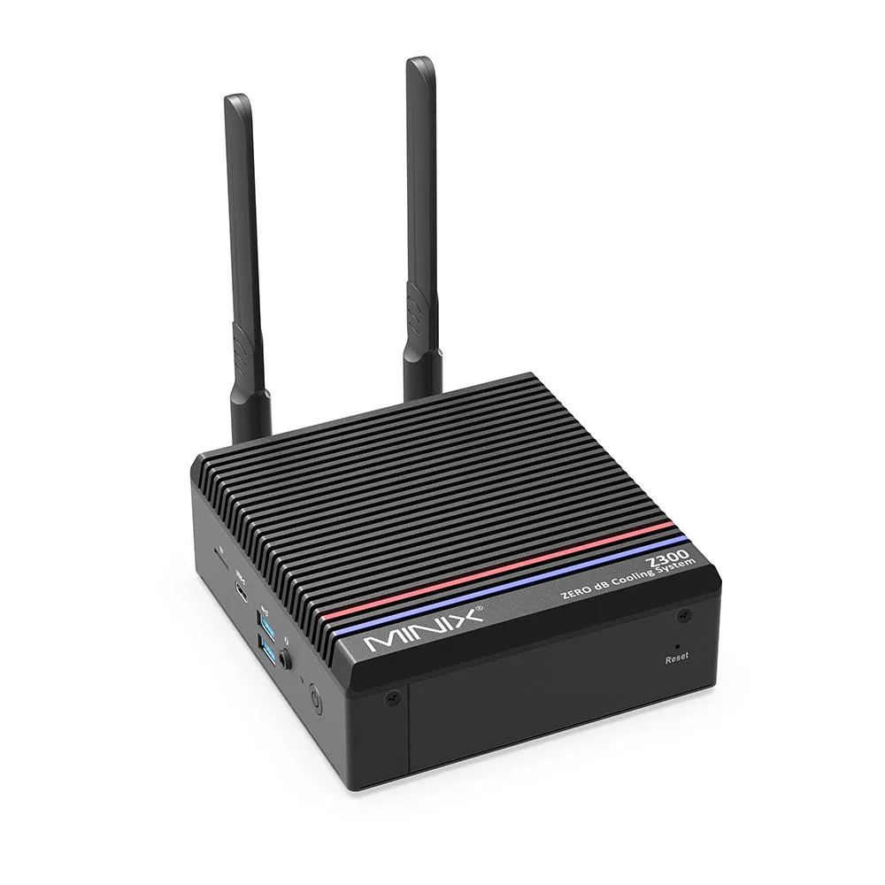 MINIX MINIX 1273326 Z300-0dB Fanless barebone mini PC, Intel N300, 16GB DDR4 — photo du produit