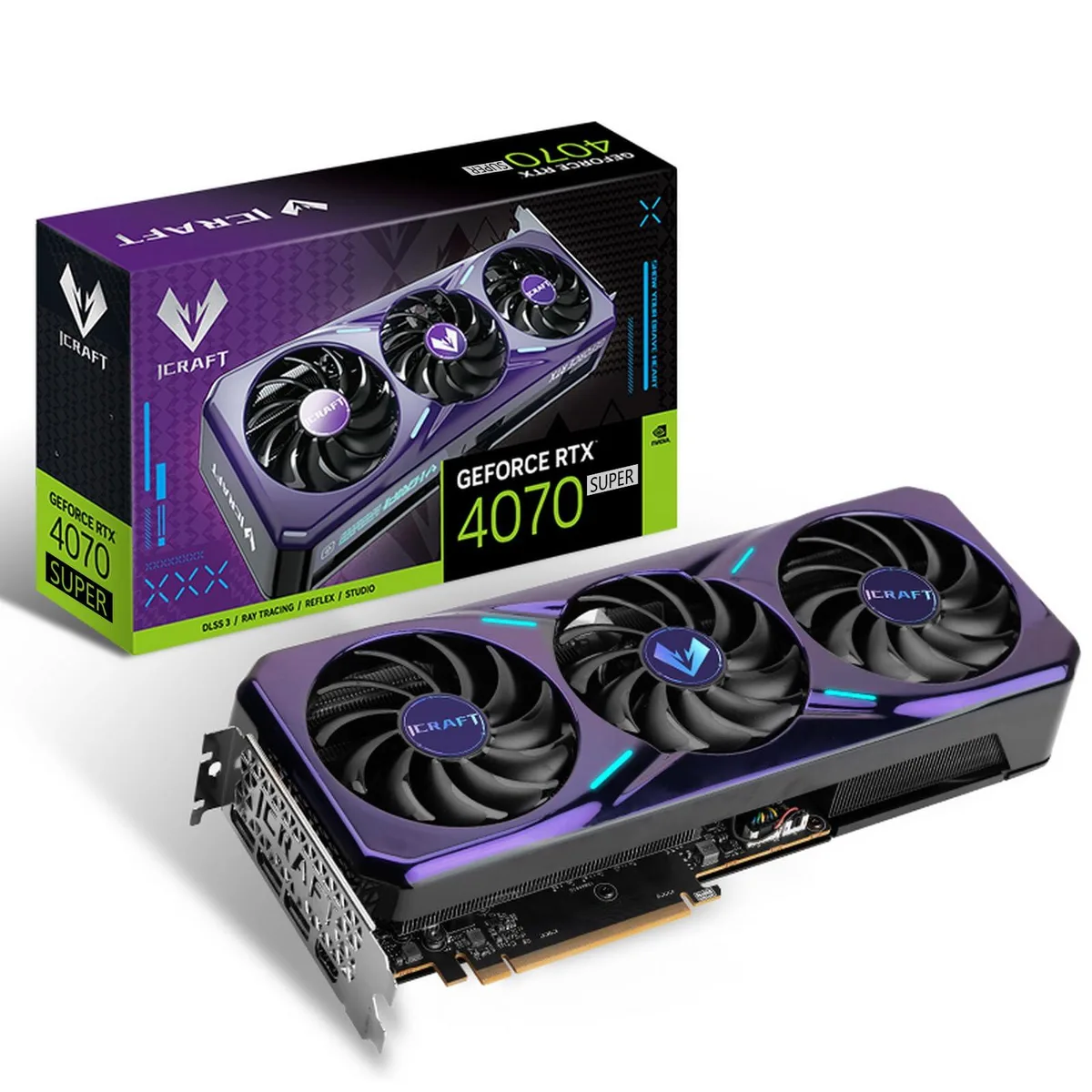 MAXSUN MAXSUN GeForce RTX 4070 Super iCraft 12GB graphics card — product photo