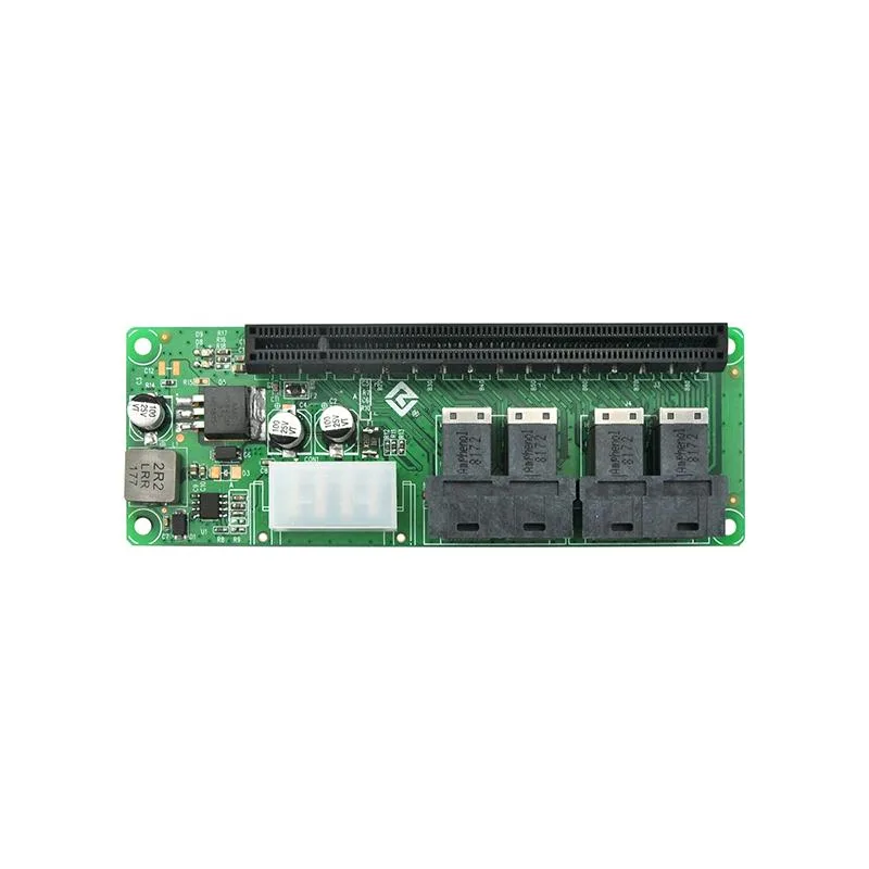 eshinreal eshinreal 4 Port SFF-8643 PCIe 3.0 x16 Adapter Card — termékfotó