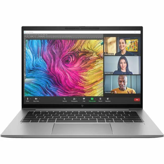 Silver 14-inch mobile workstation with non-touch WUXGA display and English keyboard