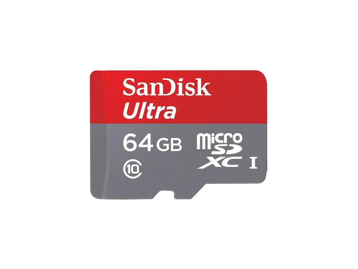 SanDisk SanDisk Ultra microSDHC A1 UHS-I/U1 Class 10 64GB memory card with adapter — foto produk