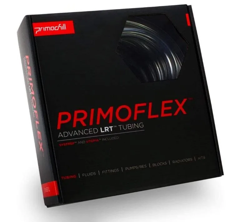 PrimoChill PrimoChill PrimoFlex Advanced LRT Soft Flexible Tubing 3/8in ID 5/8in OD 10 feet Crystal Clear — toote foto
