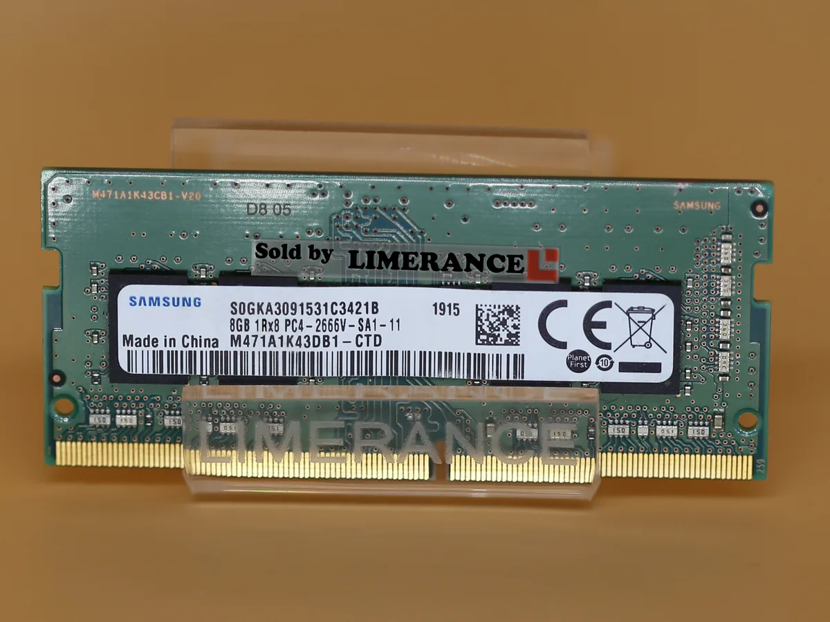 SAMSUNG Samsung 8GB DDR4-2666 SO-DIMM CL19 1.2V 260-Pin M471A1K43DB1-CTD — φωτογραφία προϊόντος