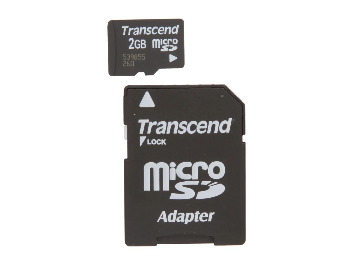 Transcend Transcend TS2GUSD 2GB MicroSD memory card — ภาพสินค้า