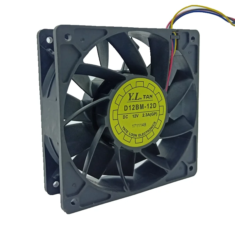 SXDOOL SXDOOL D12BM-12D 12V 4-Pin 120×38mm 4400 RPM 2.3A — product photo