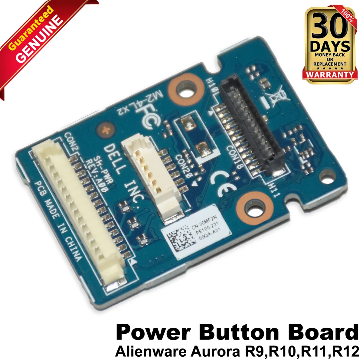 DELL DELL Alienware Aurora R9 R10 R11 R12 Power Button Board 0MF2N laptop replacement part — product photo
