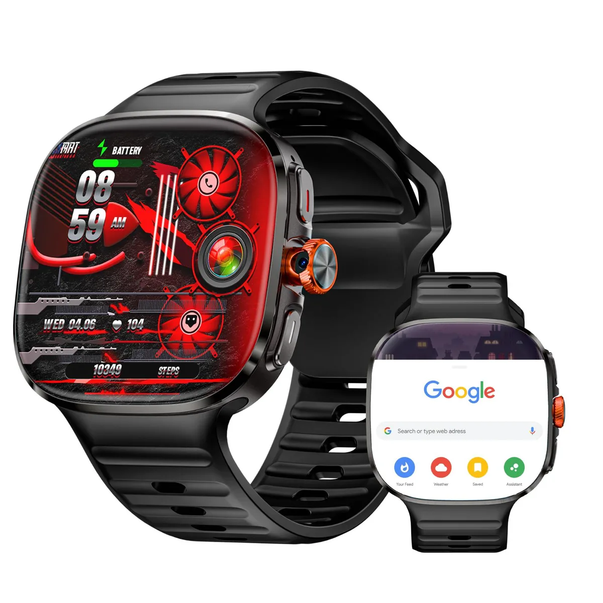 LOKMAT LOKMAT APPLLP 6 MAX Smart Watch 2.16" AMOLED 3GB 32GB 4G GPS Camera — product photo