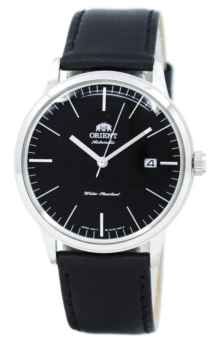 Orient Orient Bambino FAC0000DB0 Automatic 40.50 mm Black Dial Leather Strap 30M Watch — fotografia produsului