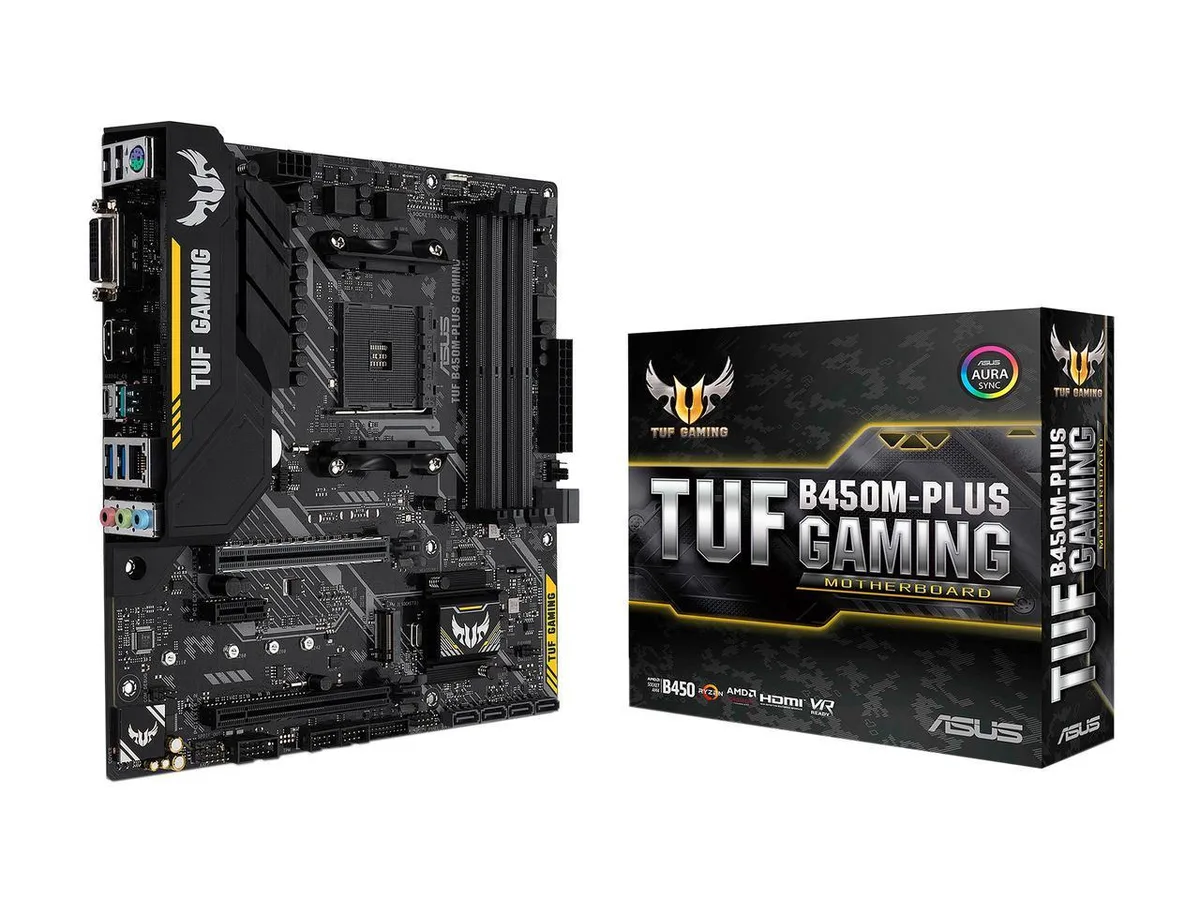 ASUS ASUS TUF B450M-PLUS GAMING AM4 AMD motherboard — product photo