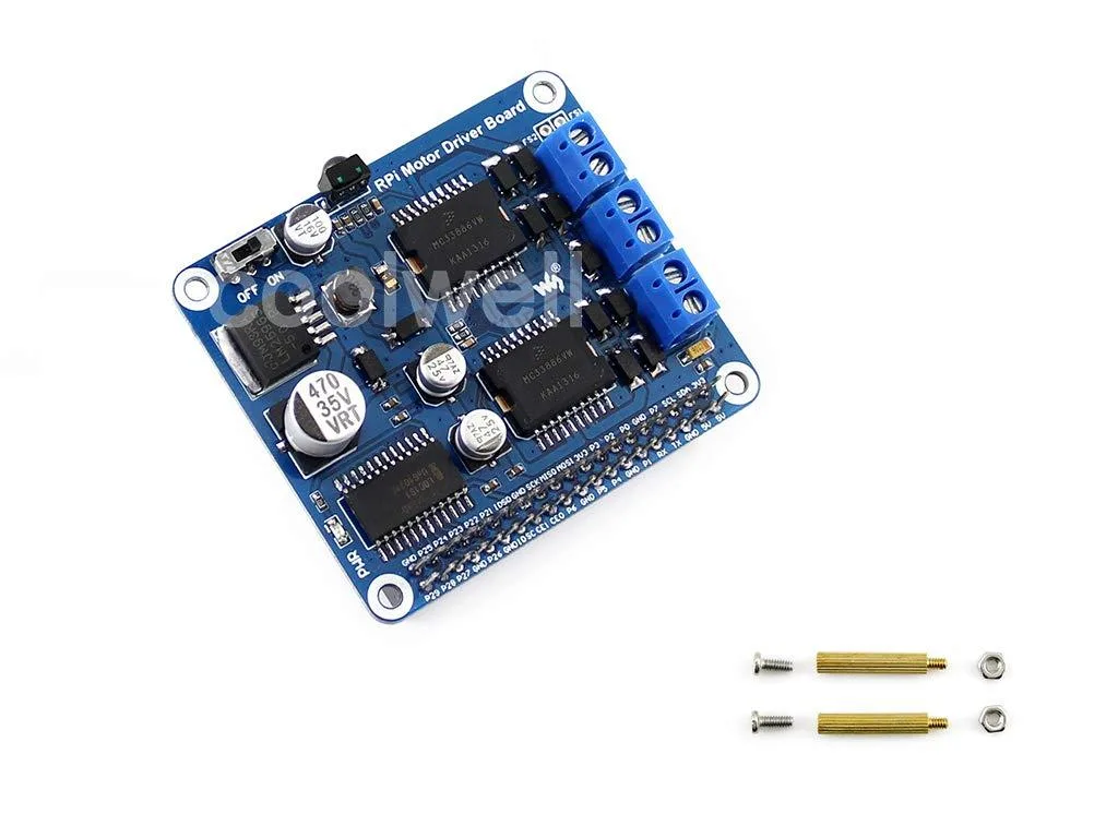 LORDWORLD LORDWORLD Raspberry Pi Motor Driver Expansion Board MC33886 — produktfoto