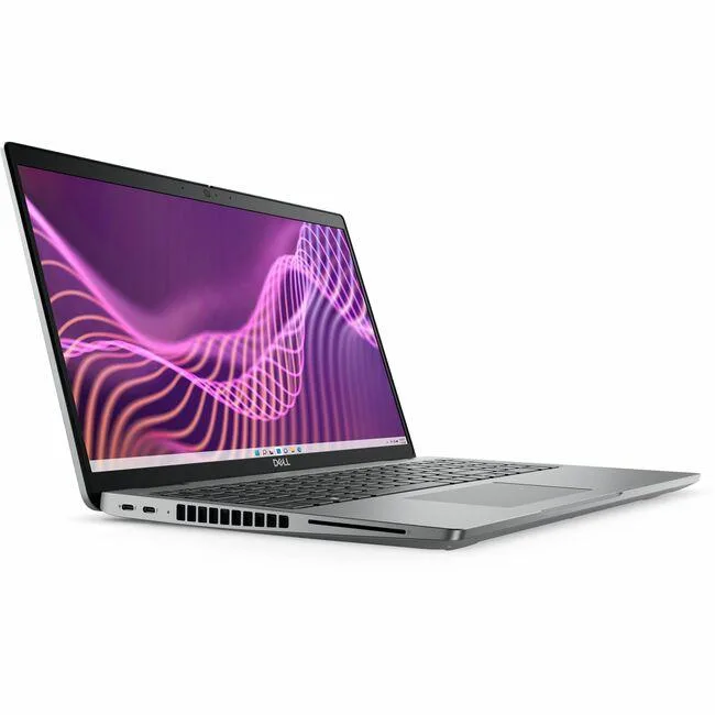 Silver-gray Dell Latitude 5540 laptop closed, 15.6 inch non-touch screen, Titan Gray finish