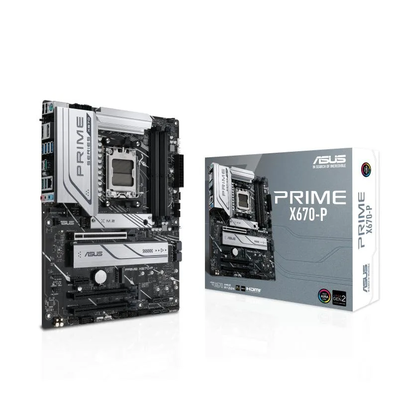 ATX motherboard in black with silver heatsinks and silver I/O shield