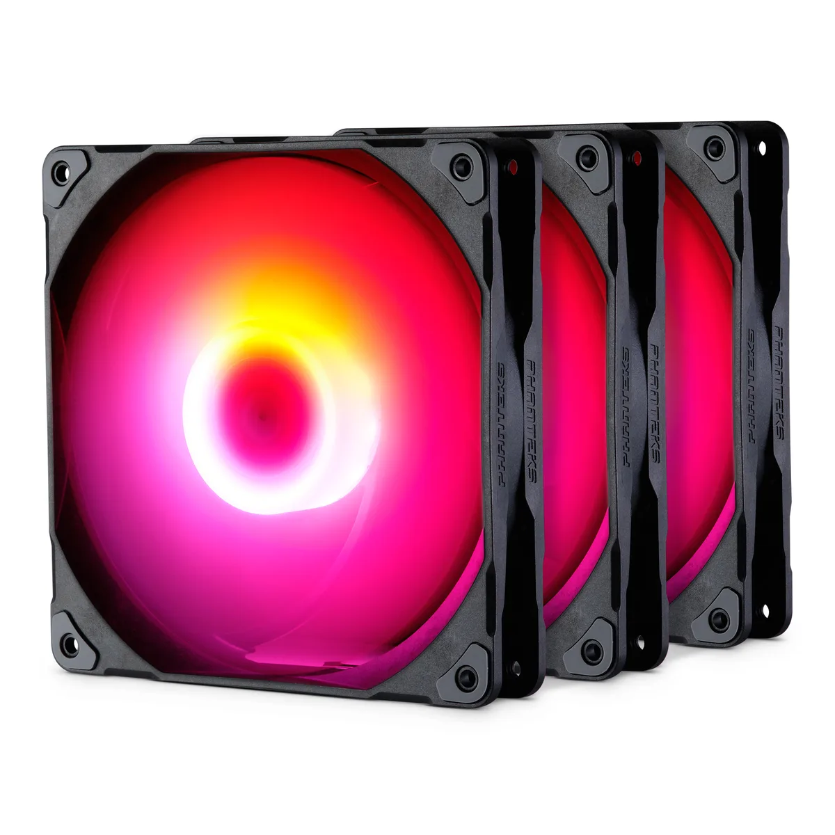Phanteks Phanteks PH-F140M25_DRGB_PWM_BK01_3P 140mm case fan 3-pack — photo du produit