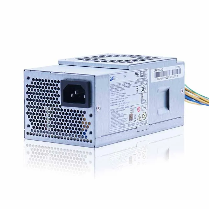 A new 10-pin ATX power supply unit with a matte metal finish